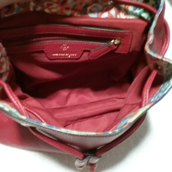 Nanette Lepore Convertible Red Backpack